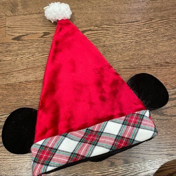 Disney Accessories - Mickey Mouse Christmas Santa Hat